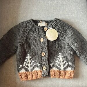 NWT Huggalugs forest cardigan sweater